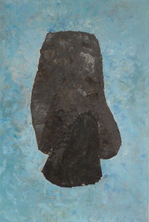 Stones -XXI- olieverf-op-papier-40X60cm- 2015