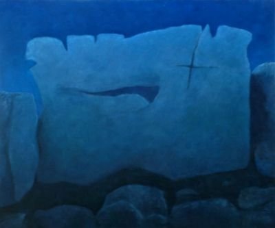 853 Z.T.' , olieverf op MDF, 60 X 50 cm (2020)